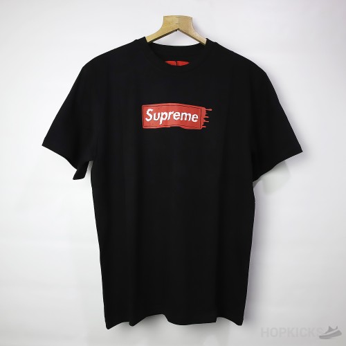 Supreme Classic Logo Black T-Shirt